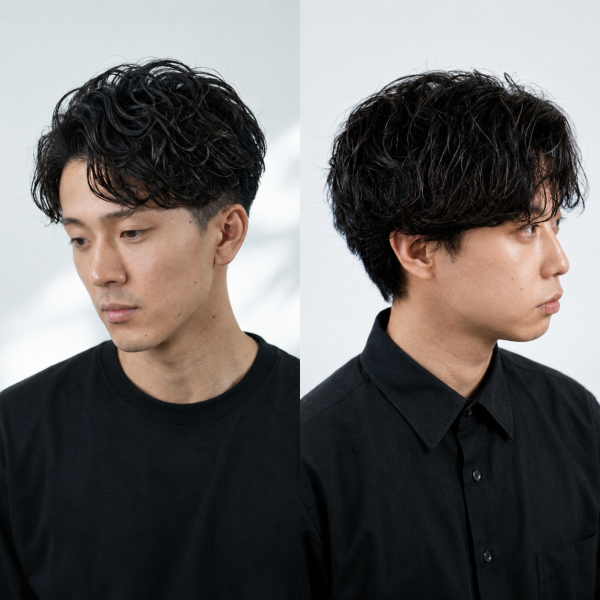 大人世代に似合う清潔感パーマ