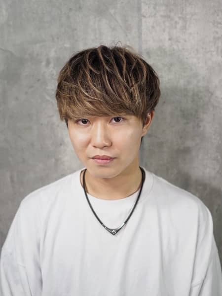 【上野で社会人向けマッシュ×パーマ】清潔感と色気を両立する大人スタイル
