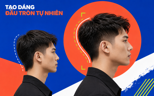 Phần Sau Đầu Bị Phẳng? Cách Cắt Giúp Tạo Dáng Đầu Tròn Tự Nhiên