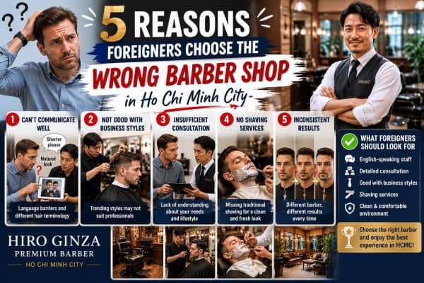 5 Reasons Foreigners Choose the Wrong Barber Shop in Ho Chi Minh City