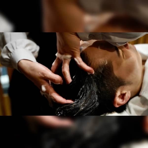 ヘッドスパで頭皮スッキリ！