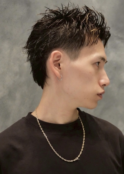 アップバングショート