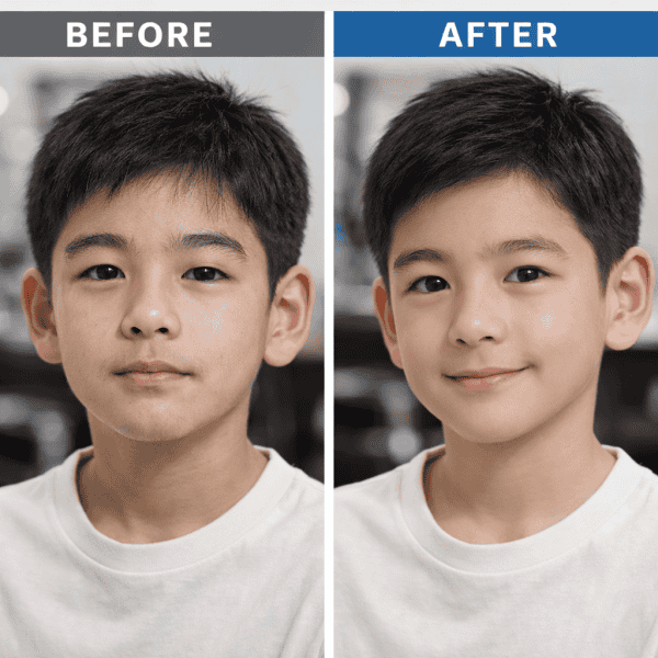 小学生の男の子のカットもお任せください