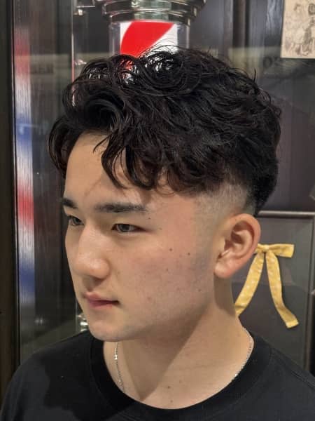 フェザーパーマ　梅田/茶屋町/barber/難波