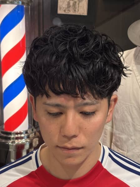 シャドウパーマ 梅田/難波/barber