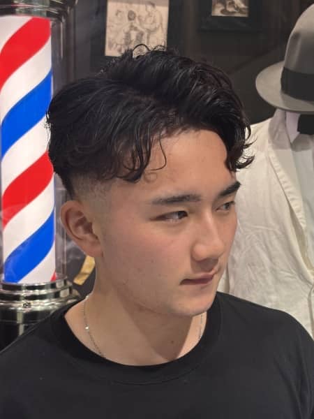 フェザーパーマ　梅田/茶屋町/barber/難波