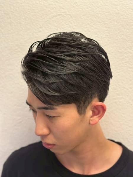 自然な立ち上がりが出るニュアンスパーマ
