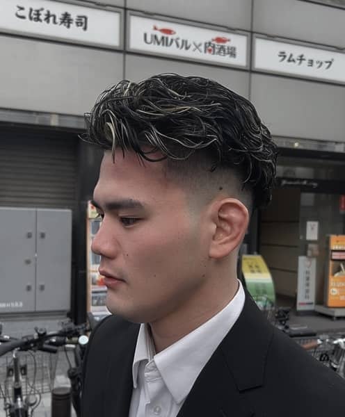 宮城リョータ風パーマ