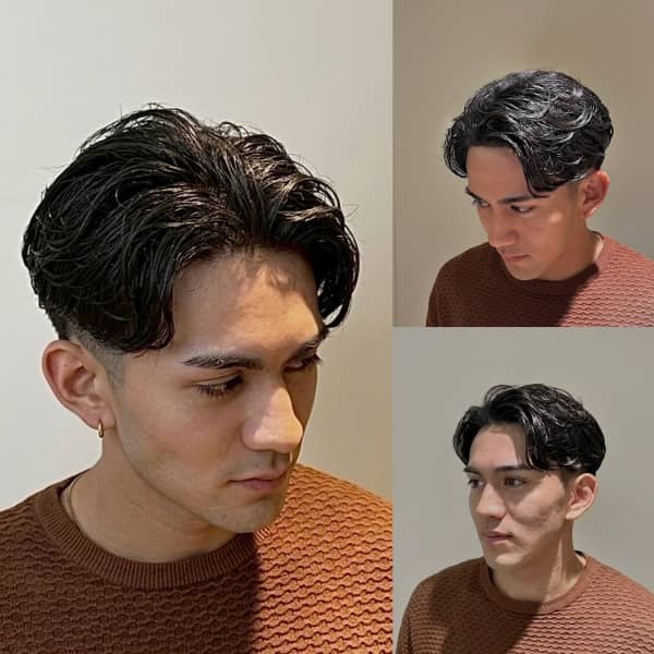 テーパーフェード×ニュアンスパーマ