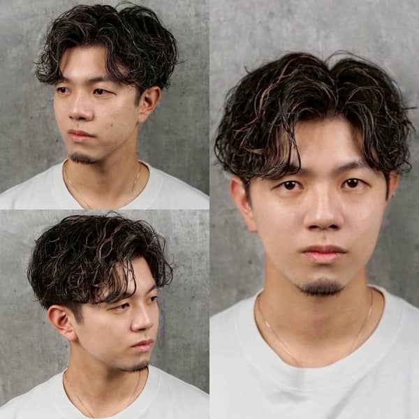 大人の余裕を纏う波巻きセンターパート