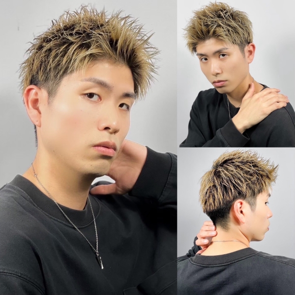 ハイトーンスパイキーショート