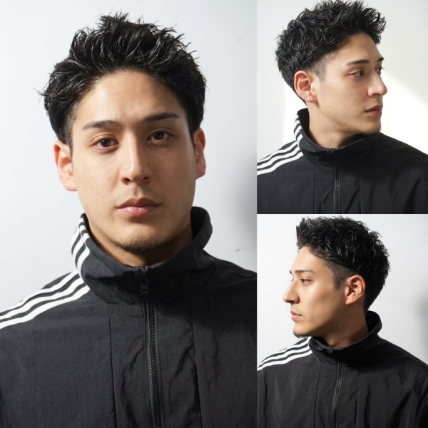 スパイキーショート×ソフトツイスト
