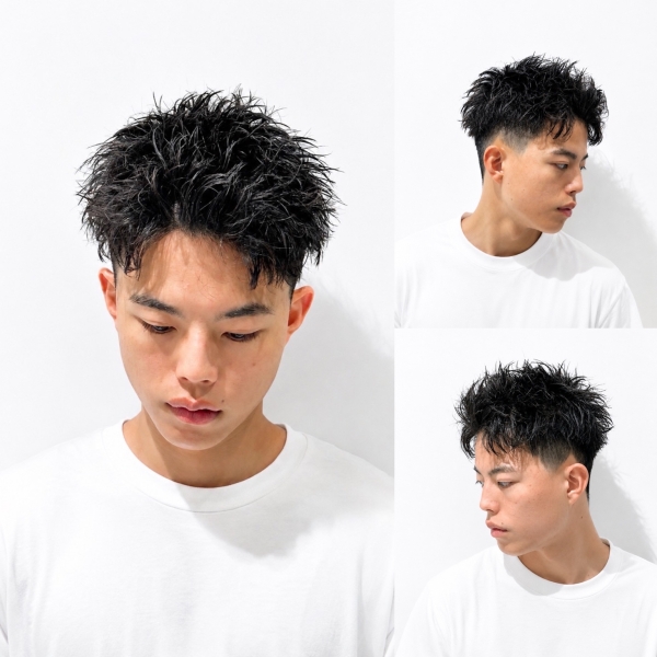 ツイストスパイキーショート