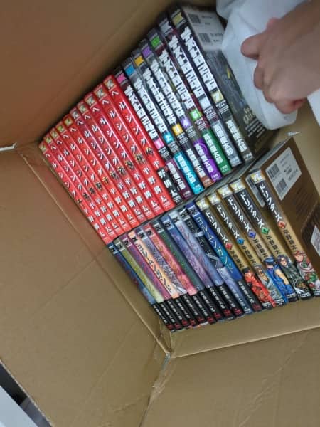 実家に置いてきた漫画を送ってもらいました🍀
