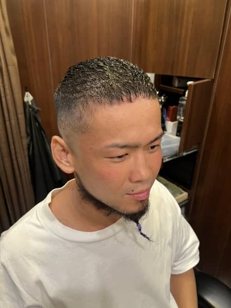 2月は濡れ感フェードで男らしく