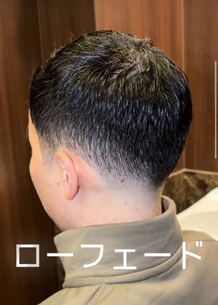 落ち着きと男らしさを両立したローフェードスタイル