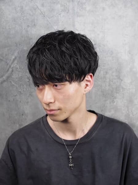 ラフにキマる、大人の抜け感マッシュ