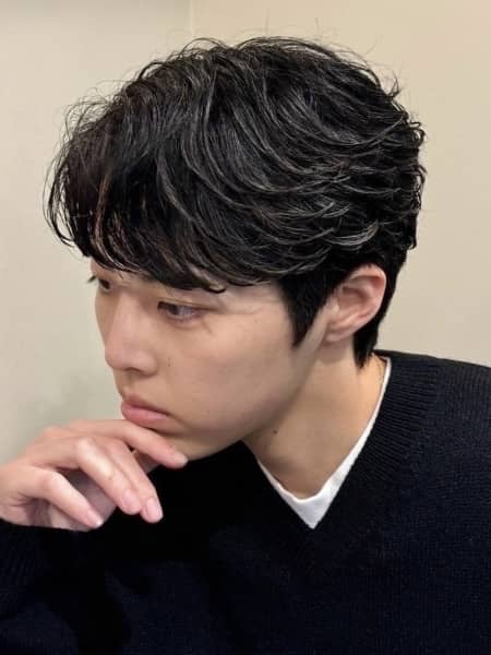 軽さと動きが魅力のフェザーパーマ