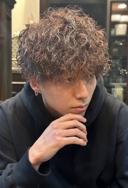 圧倒的個性派プードルパーマ