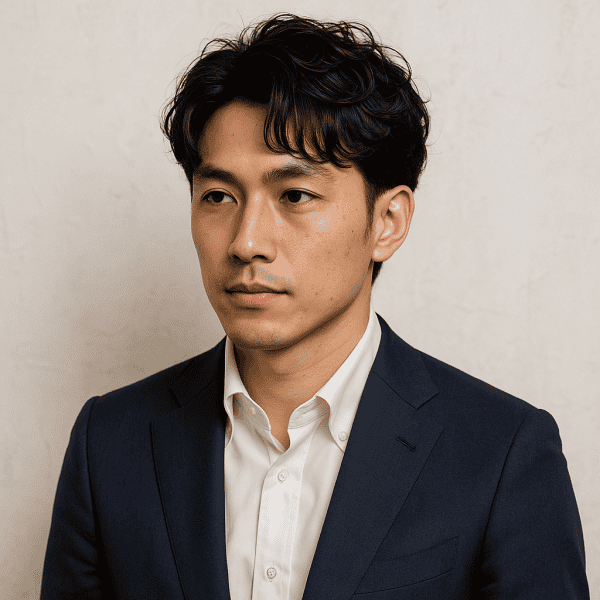 第一印象を変える。大人の余裕を感じるビジネスパーマ