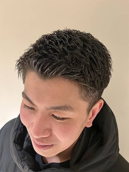 アイロンパーマでセット時間短縮
