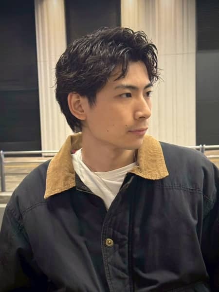 大人パーマ