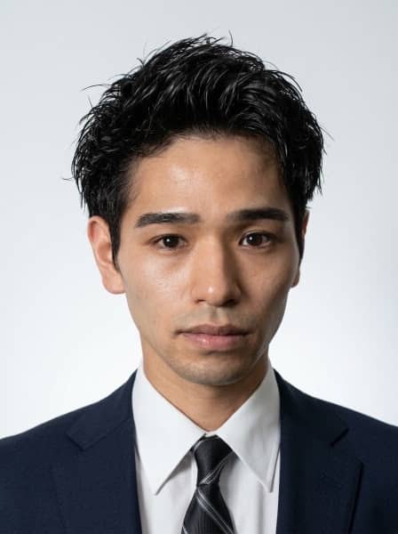 厚めに残したツーブロック！