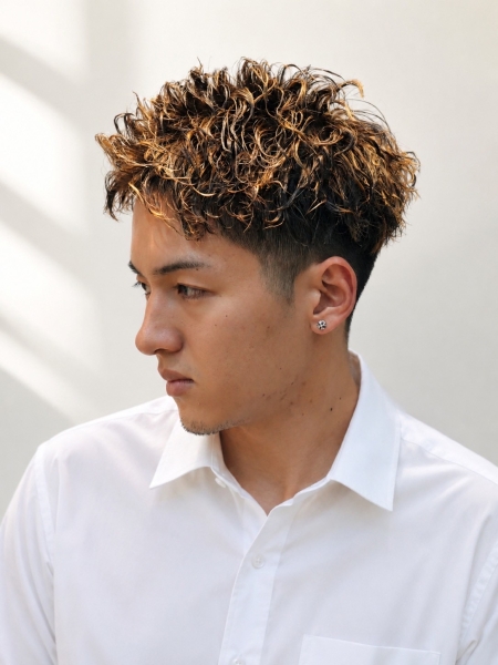 【HIRO GINZA仙台本店/ピンパーマスパイキー】
