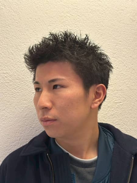 【HIRO GINZA仙台本店-/ピンパーマスパイキー】
