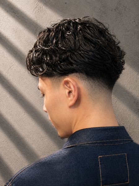 男らしさのあるスキンフェード
