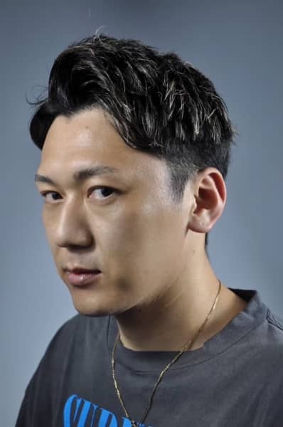 大人アップバングショート