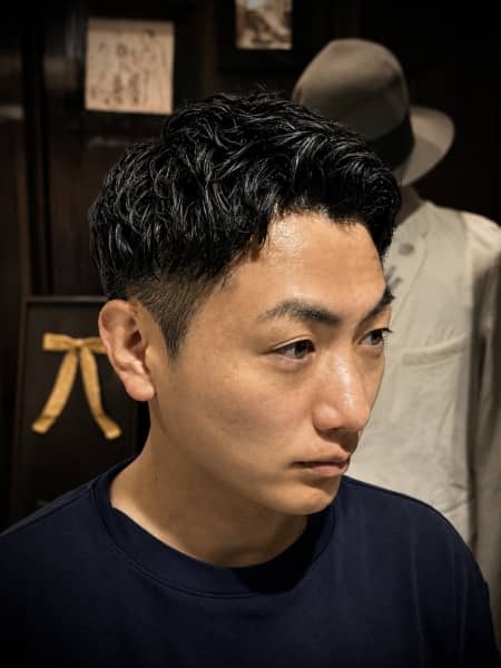 アップバングショート
