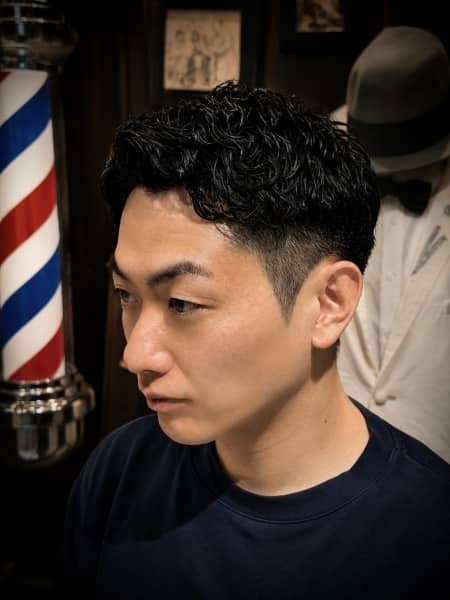 アップバングショート