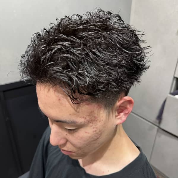 ショートフェザーパーマ