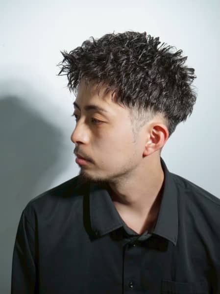 動きと立体感が際立つスパイラルマッシュ