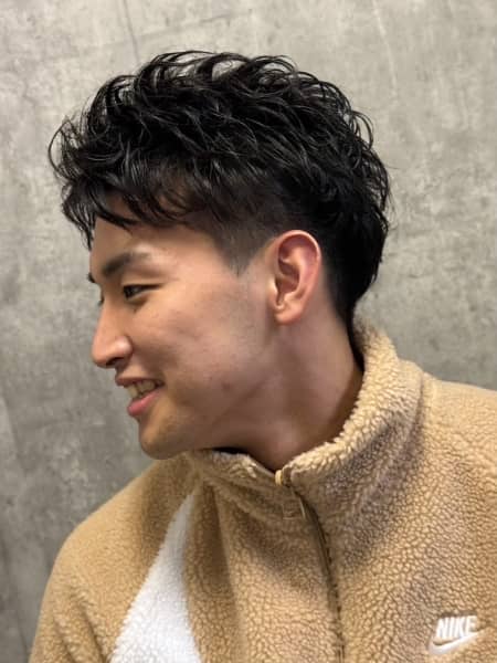 メンズショートパーマ 東京