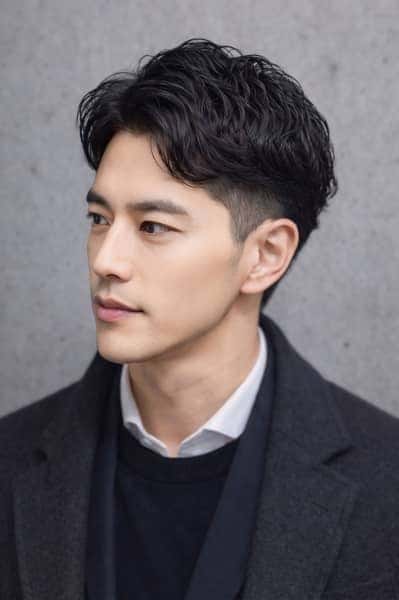 1月の寒さでも決まる大人ビジネスパーマ