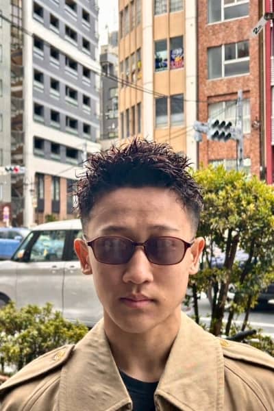 スパイキーショート×フェード