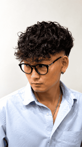 クセ毛風パーマでこなれ感アップ