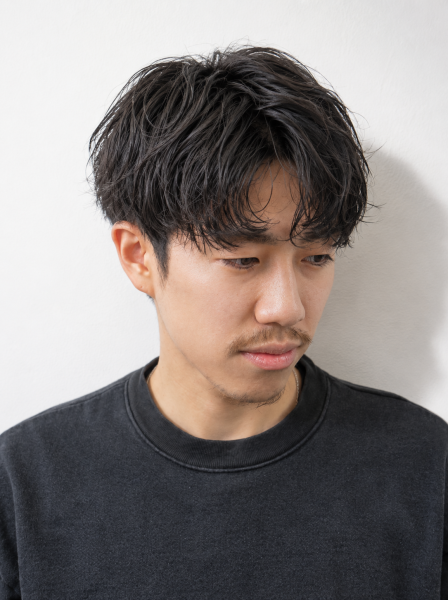 マッシュニュアンスパーマ
