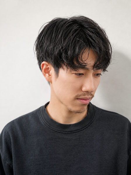 マッシュニュアンスパーマ