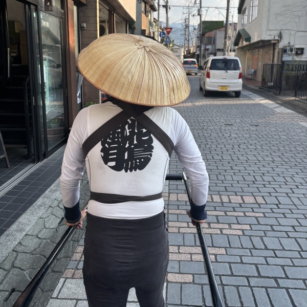 初人力車！