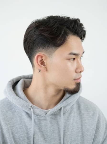 清潔感抜群◎大人フェード×毛流れパーマ