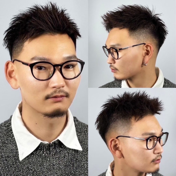 清潔感際立つ。大人の高めフェード×質感ショート