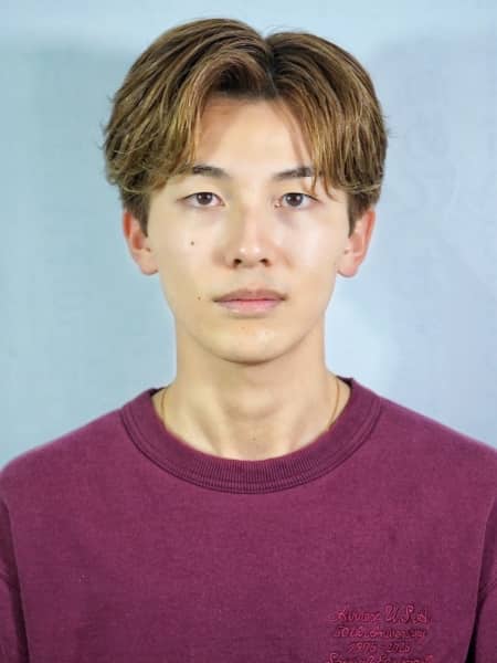 大人の余裕◎センターパートスタイル