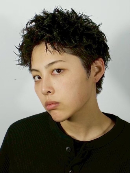 【男前】ワイルド束感ショート