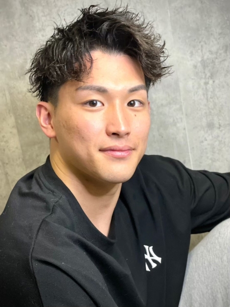 男を上げる！無造作パーマ