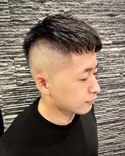 クロップフェード×スキン×パーマ