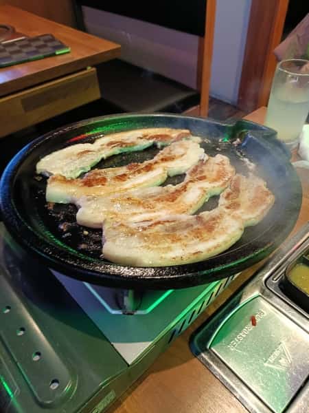 仕事終わりのご褒美はサムギョプサル★