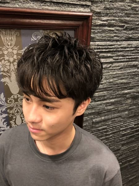 ショート×パーマ 目黒